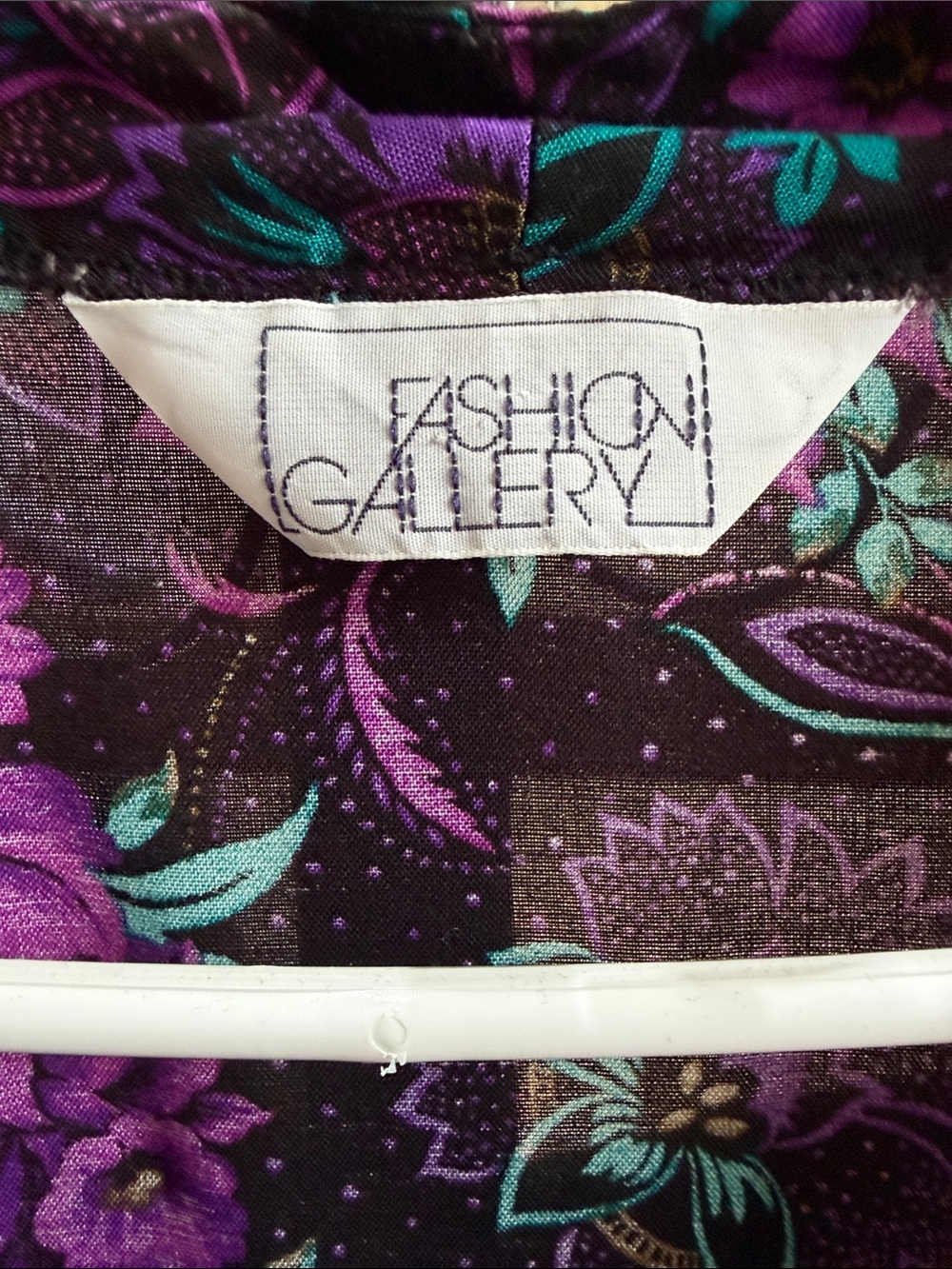 Vintage 80’s Fashion Gallery Floral Statement Skirt Set - Picture 16 of 16